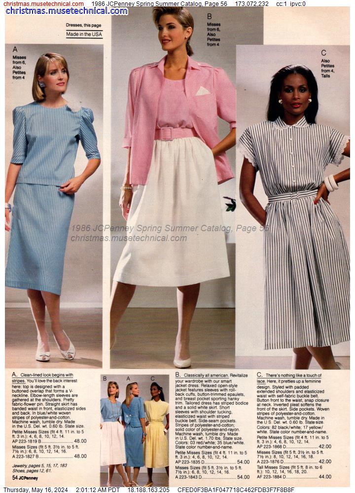 1986 JCPenney Spring Summer Catalog, Page 56