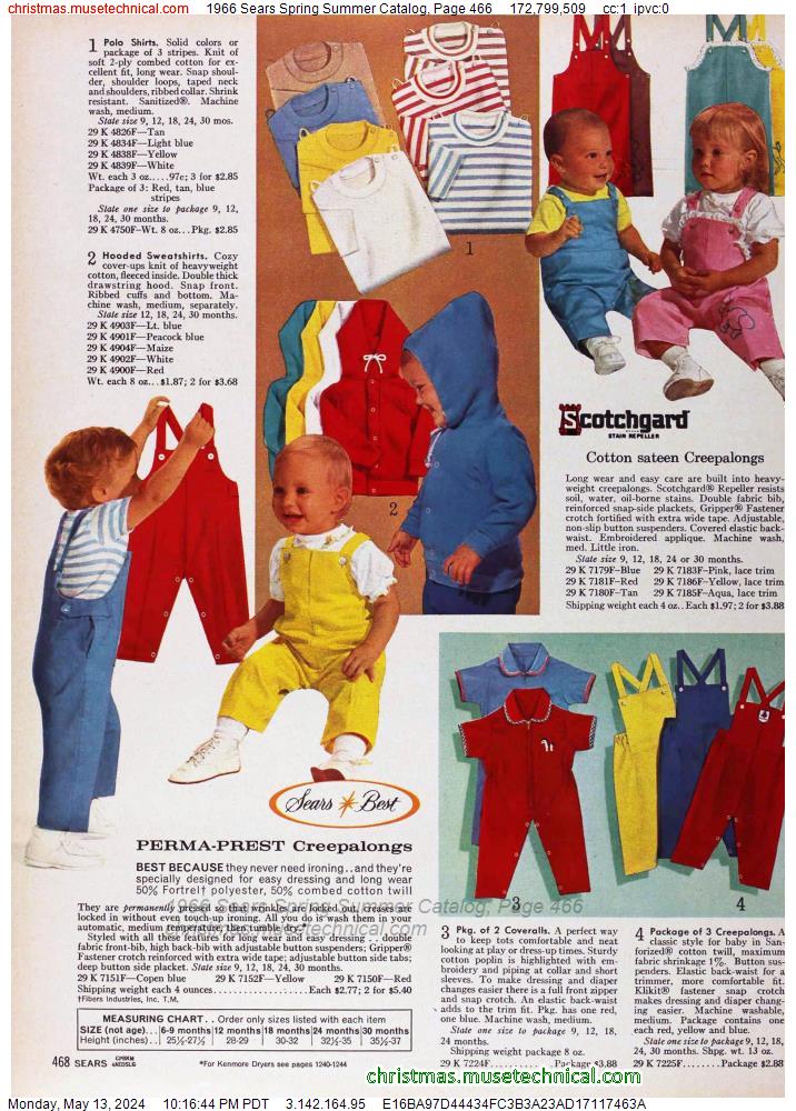 1966 Sears Spring Summer Catalog, Page 466