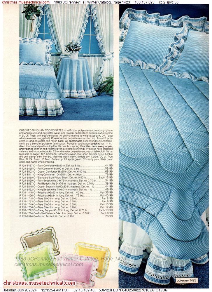 1983 JCPenney Fall Winter Catalog, Page 1423