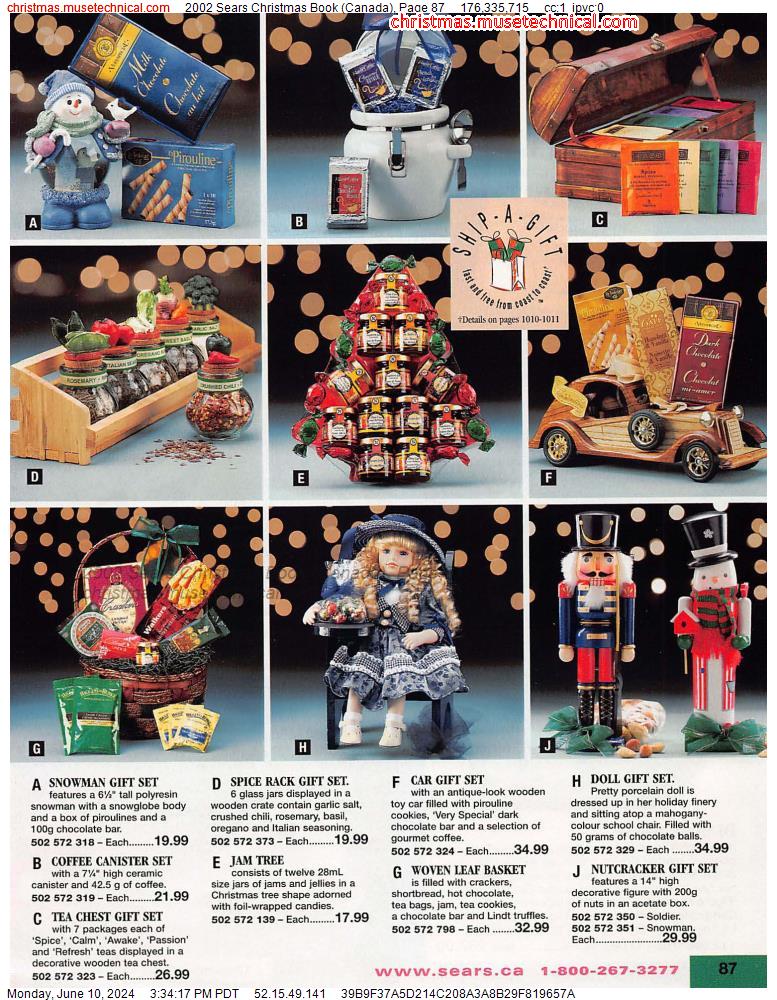 2002 Sears Christmas Book (Canada), Page 87