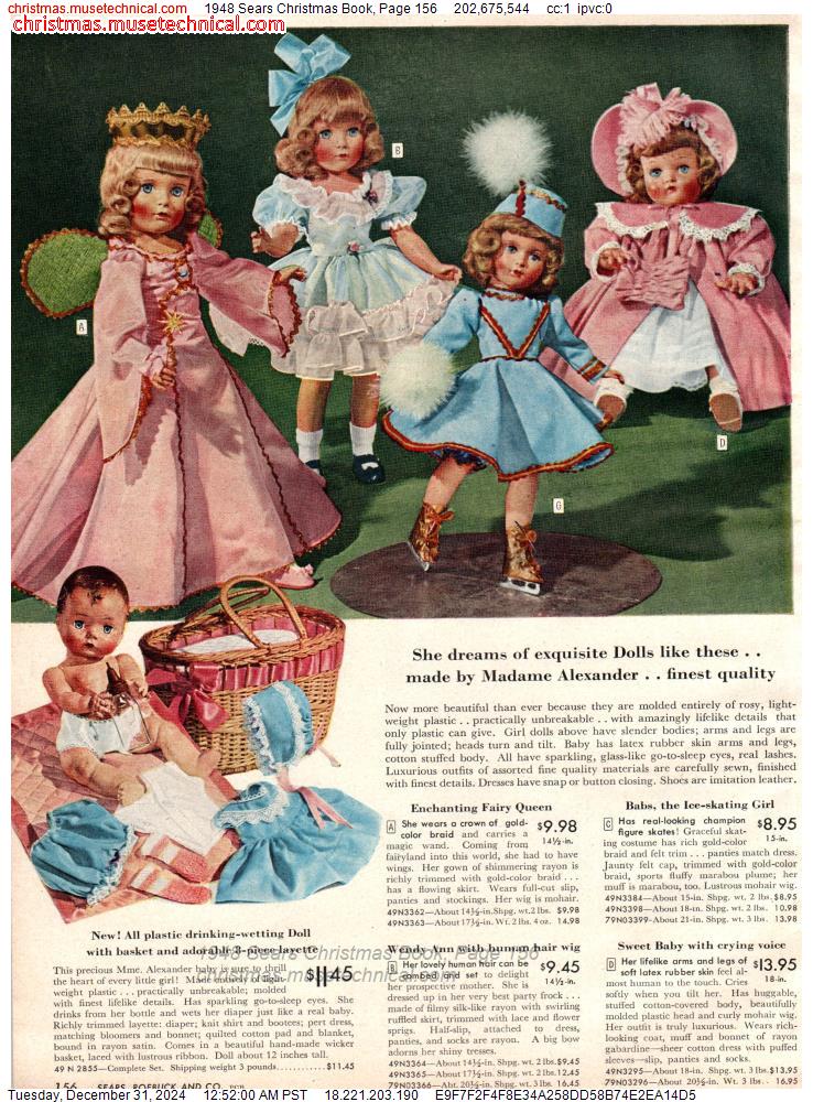 1948 Sears Christmas Book, Page 156