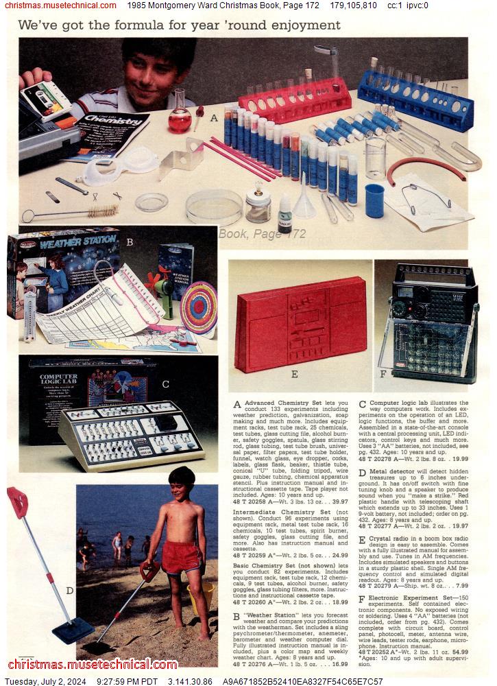 1985 Montgomery Ward Christmas Book, Page 172