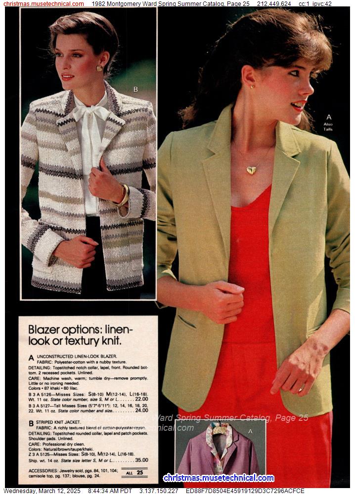 1982 Montgomery Ward Spring Summer Catalog, Page 25