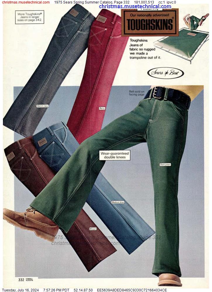 1975 Sears Spring Summer Catalog, Page 332
