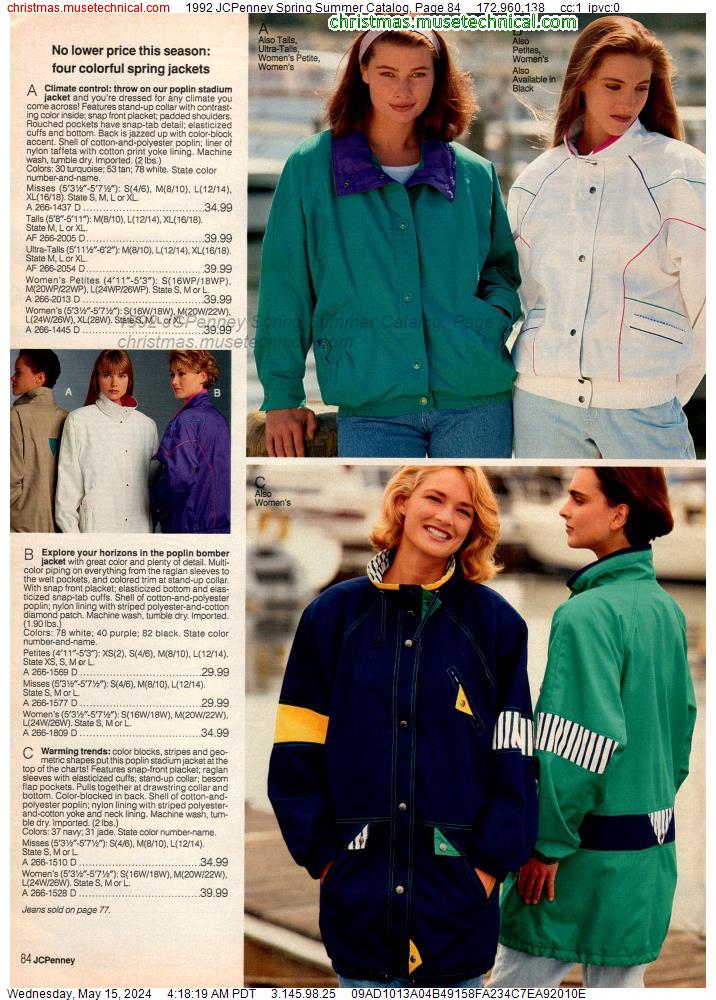 1992 JCPenney Spring Summer Catalog, Page 84
