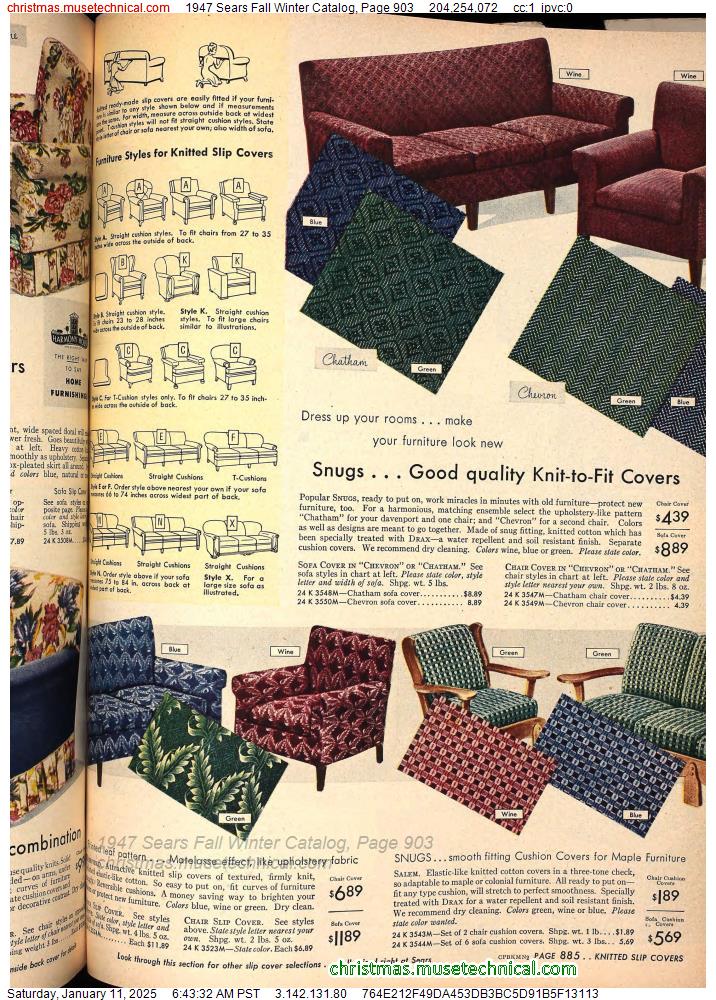 1947 Sears Fall Winter Catalog, Page 903