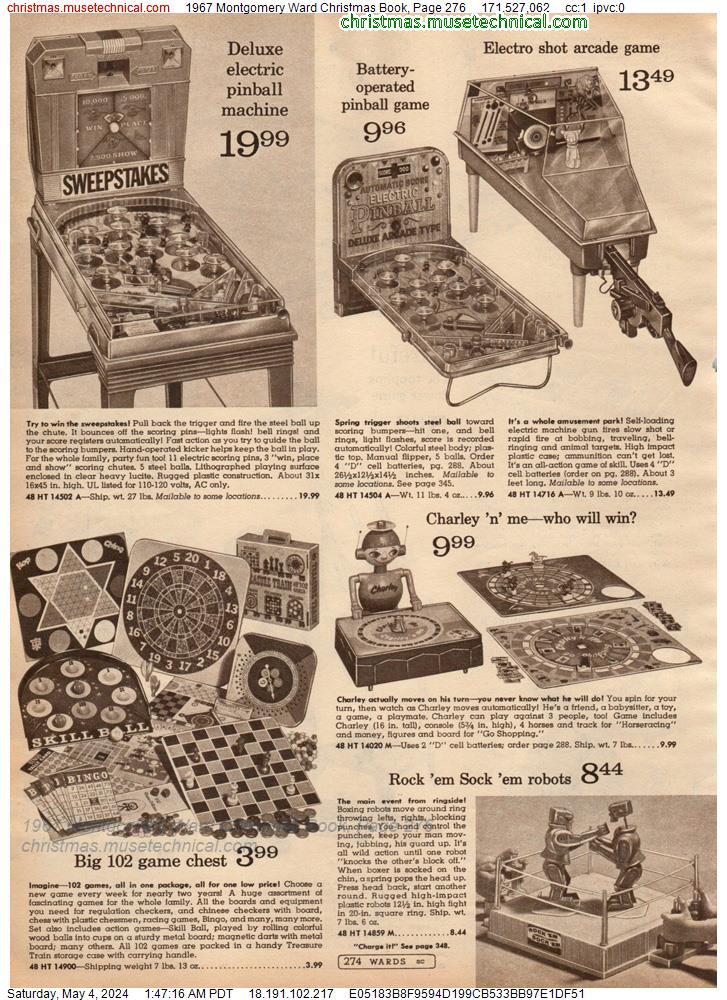 1967 Montgomery Ward Christmas Book, Page 276