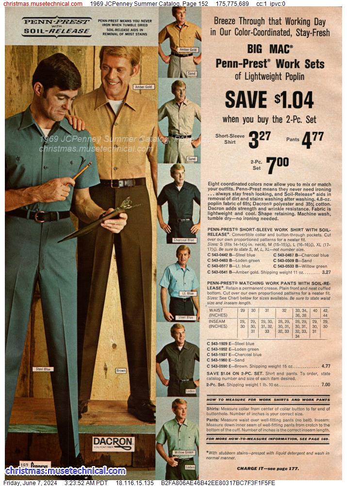 1969 JCPenney Summer Catalog, Page 152