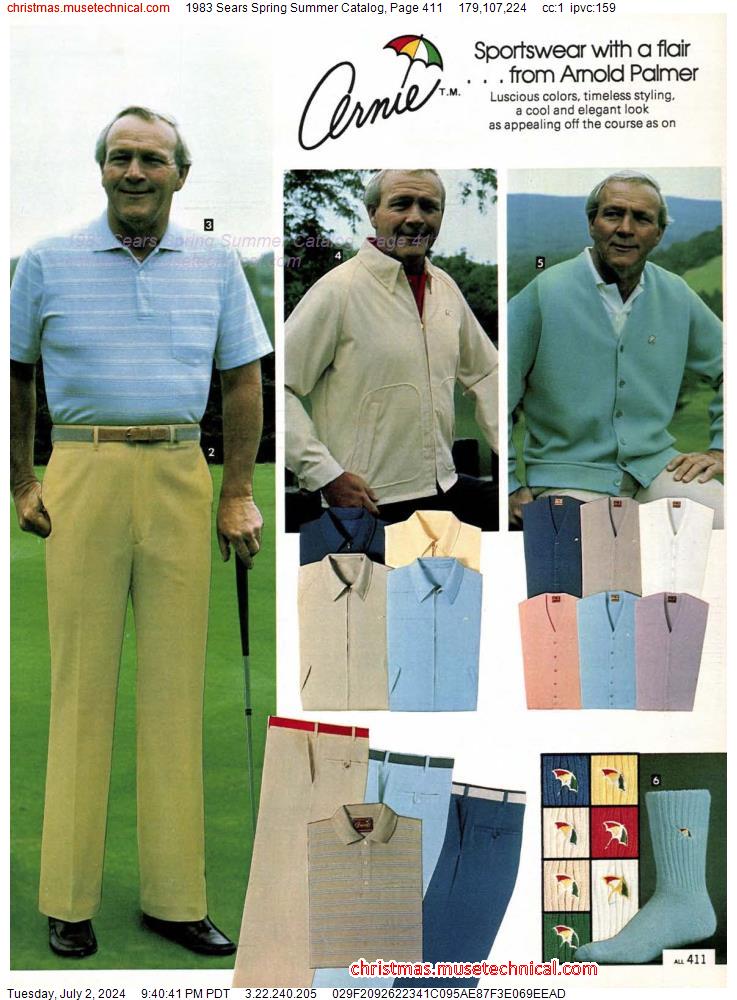 1983 Sears Spring Summer Catalog, Page 411