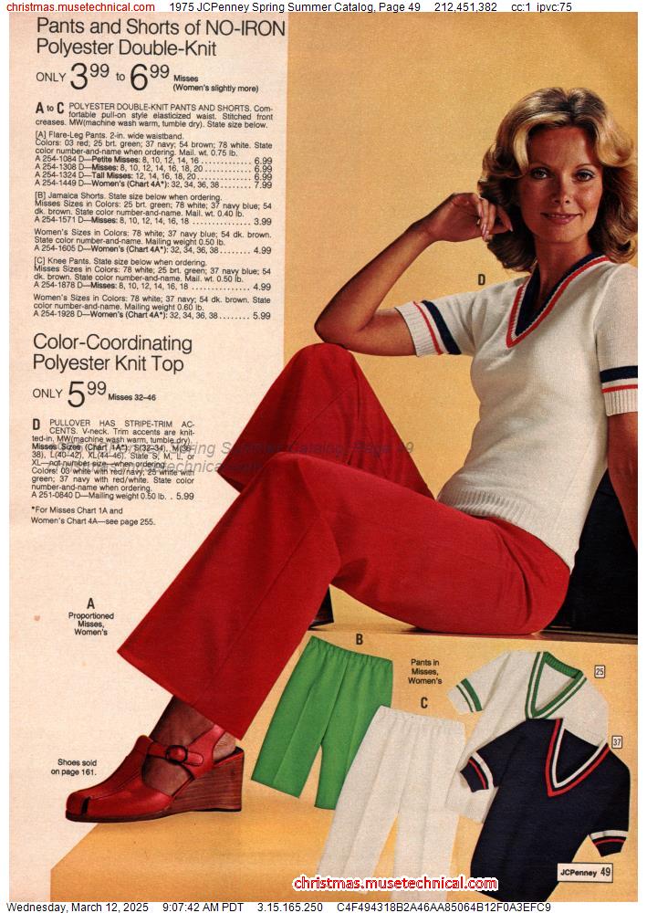 1975 JCPenney Spring Summer Catalog, Page 49