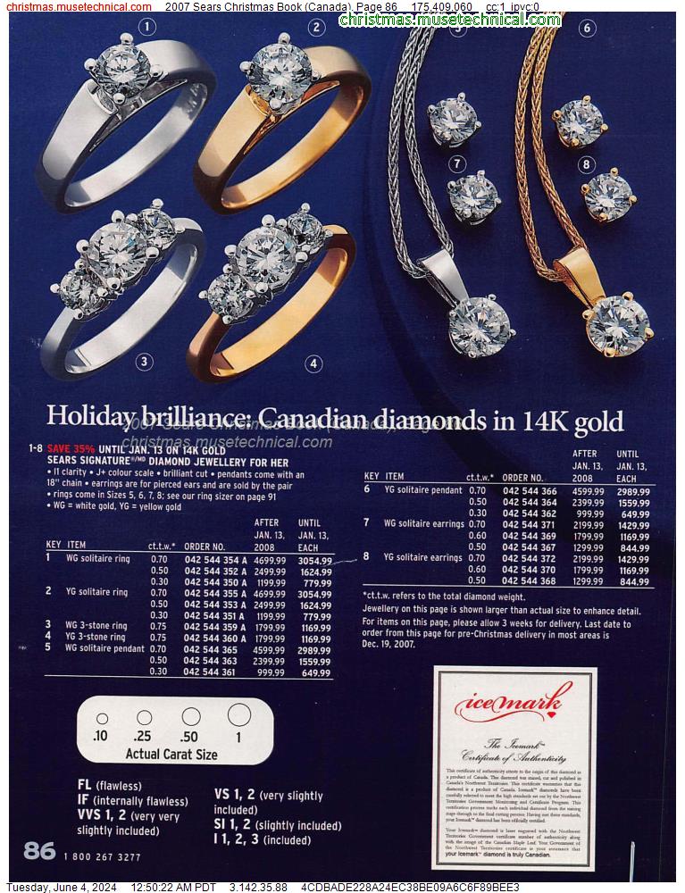 2007 Sears Christmas Book (Canada), Page 86