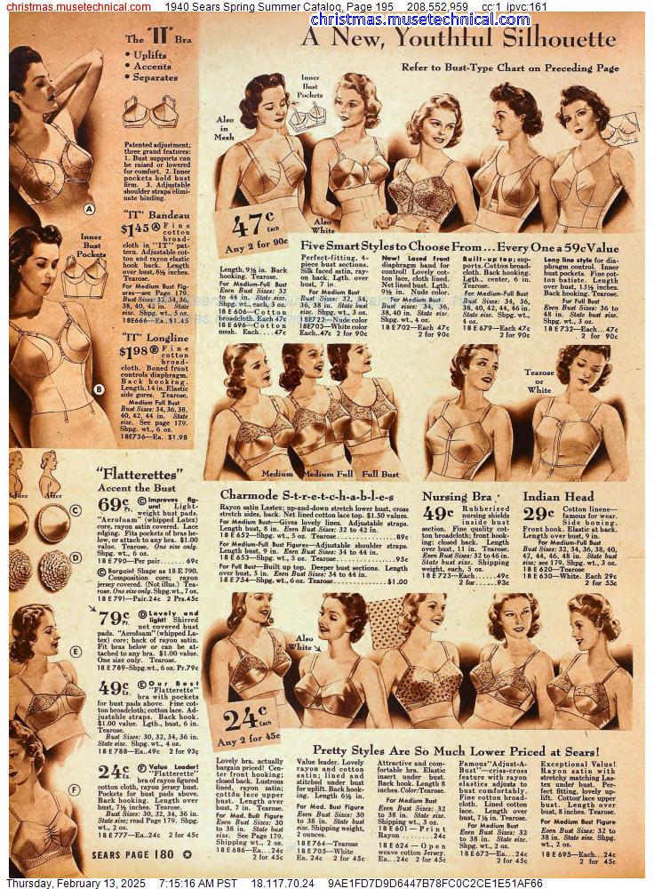 1940 Sears Spring Summer Catalog, Page 195