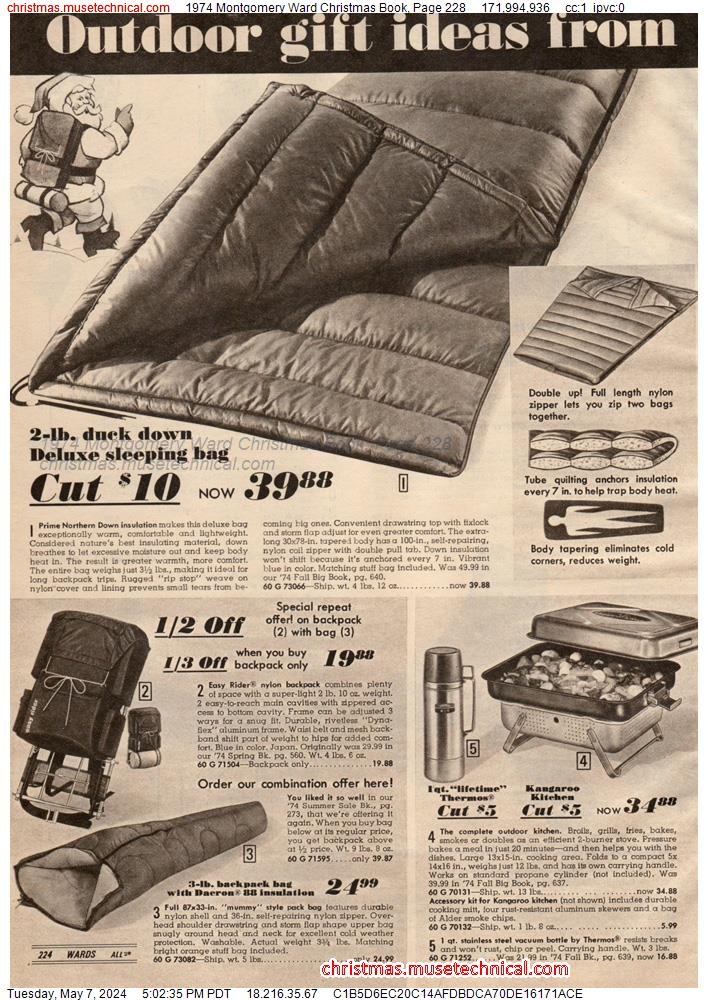 1974 Montgomery Ward Christmas Book, Page 228