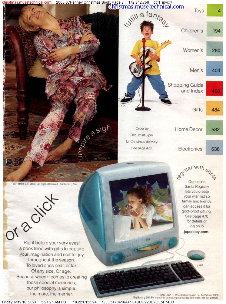 2000 JCPenney Christmas Book, Page 3