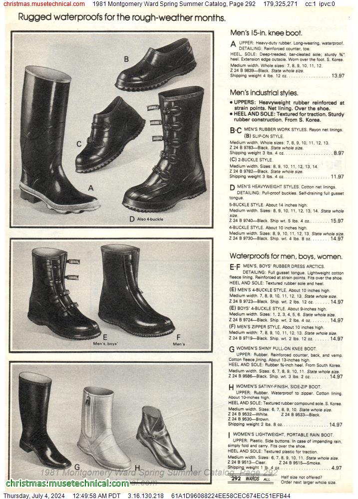 1981 Montgomery Ward Spring Summer Catalog, Page 292
