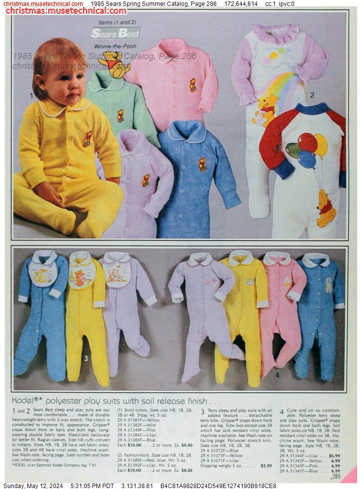 1985 Sears Spring Summer Catalog, Page 286