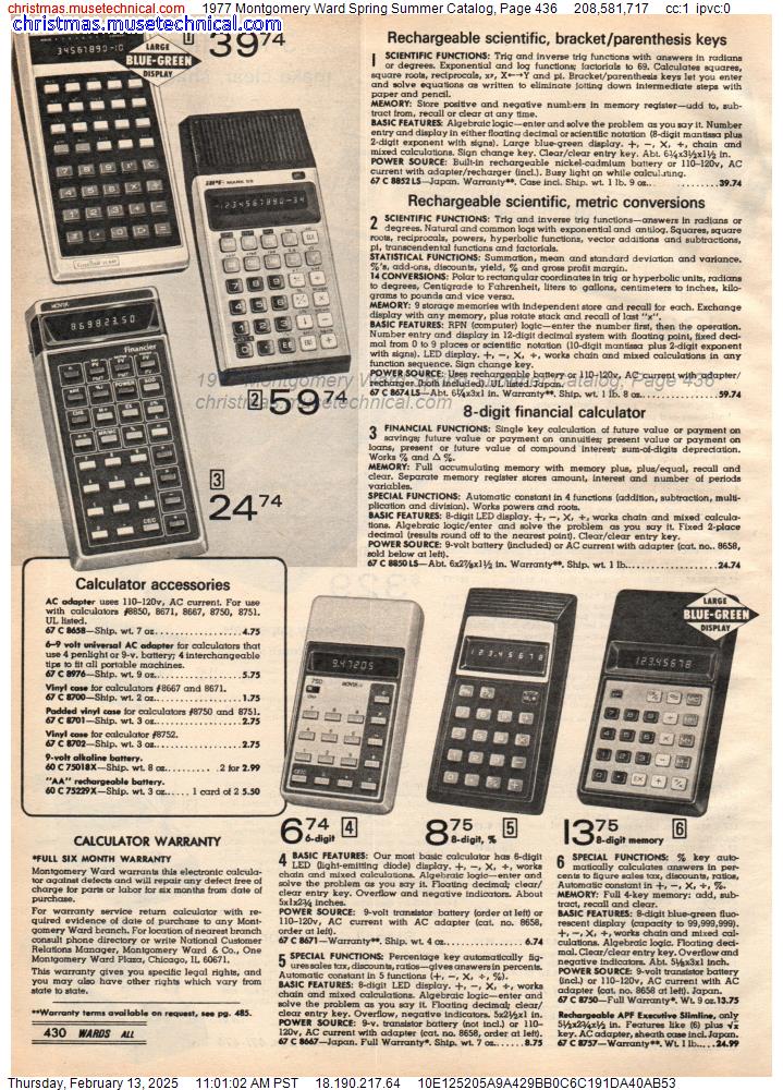 1977 Montgomery Ward Spring Summer Catalog, Page 436