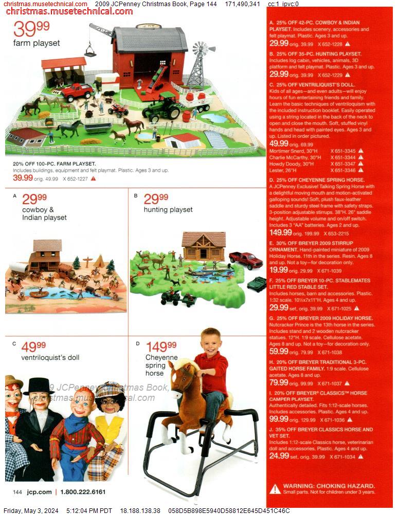 2009 JCPenney Christmas Book, Page 144