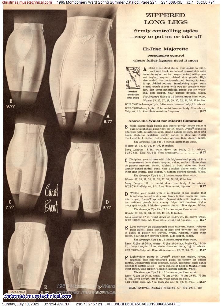 1965 Montgomery Ward Spring Summer Catalog, Page 224