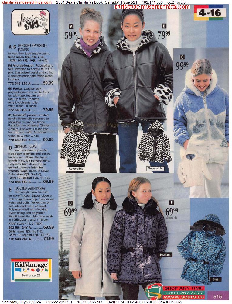 2001 Sears Christmas Book (Canada), Page 521