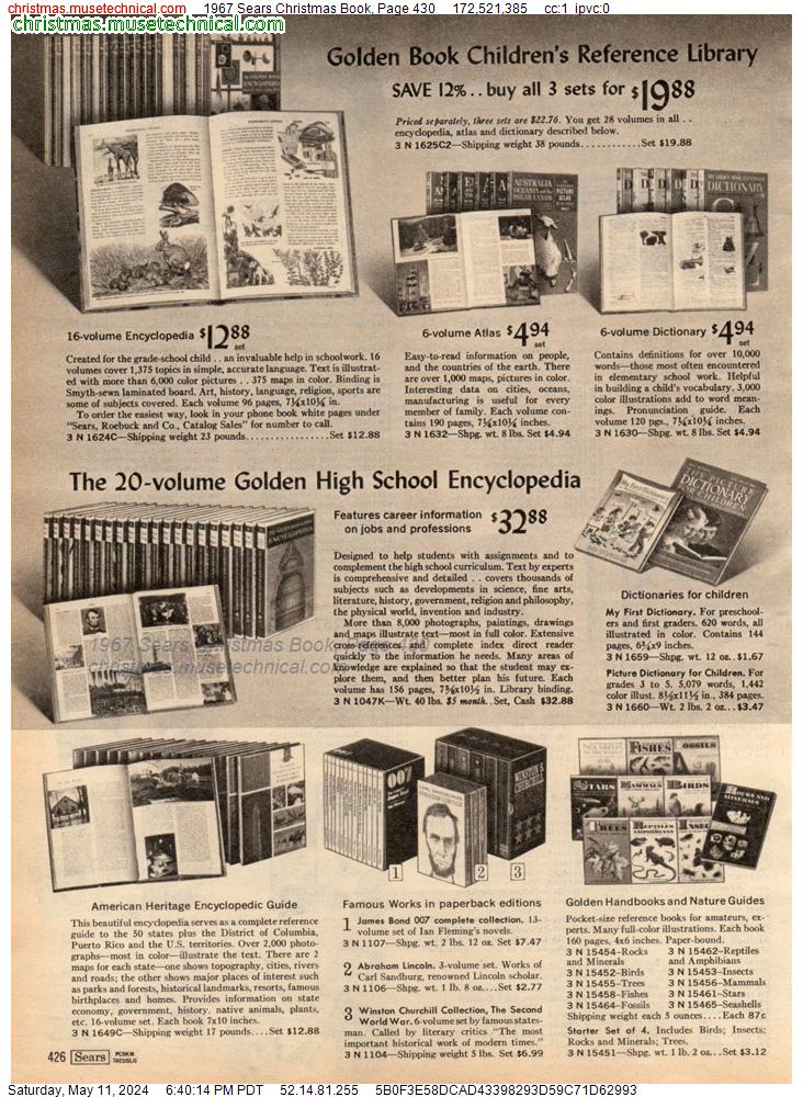 1967 Sears Christmas Book, Page 430