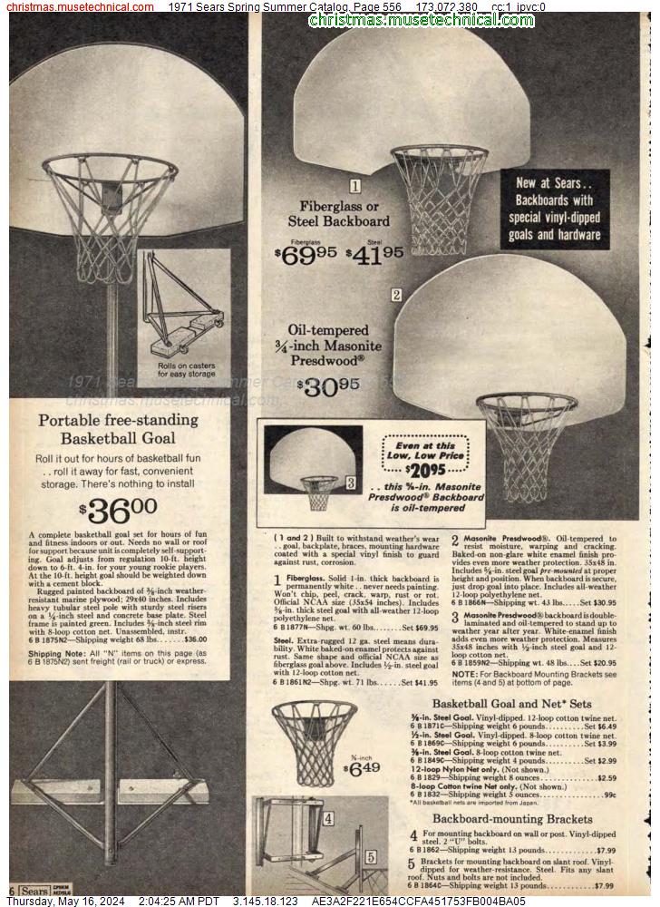 1971 Sears Spring Summer Catalog, Page 556