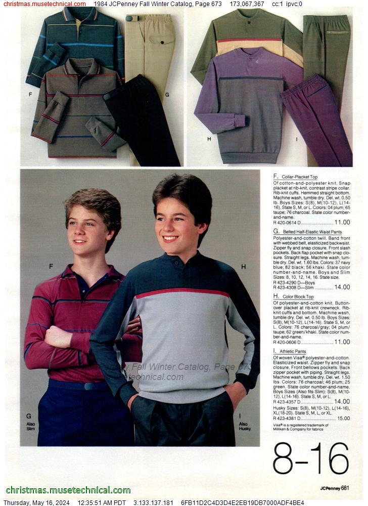 1984 JCPenney Fall Winter Catalog, Page 673