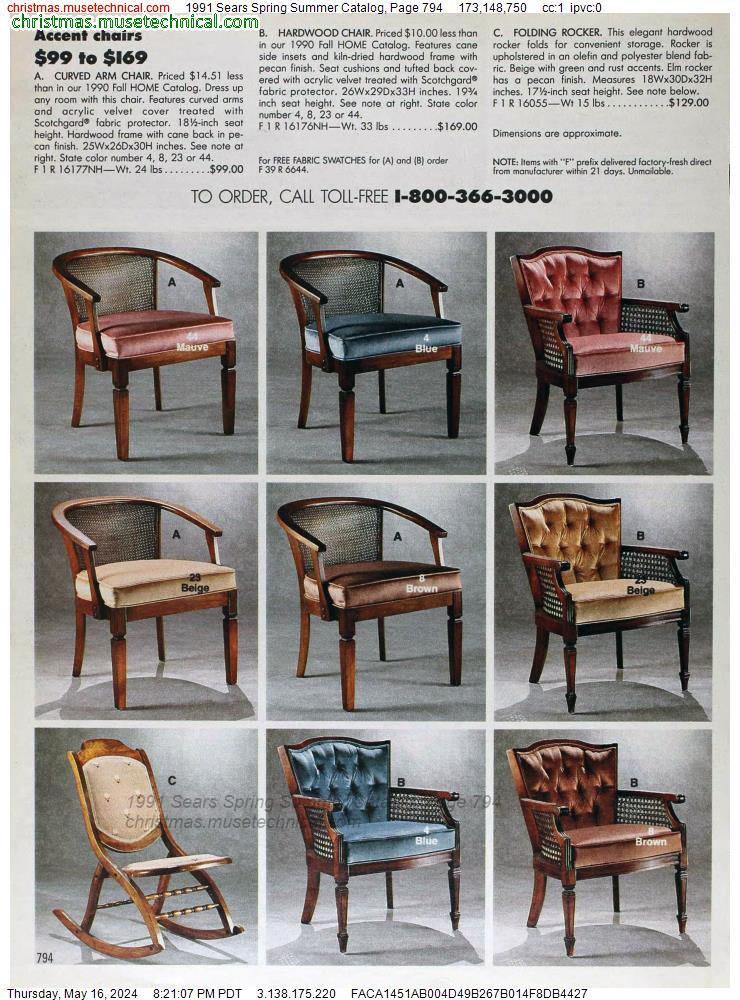 1991 Sears Spring Summer Catalog, Page 794