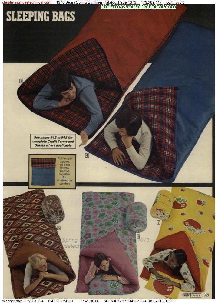 1976 Sears Spring Summer Catalog, Page 1073