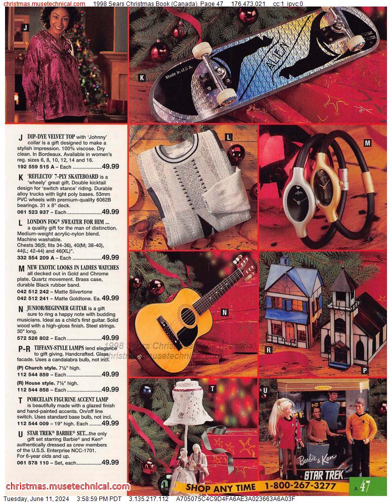 1998 Sears Christmas Book (Canada), Page 47