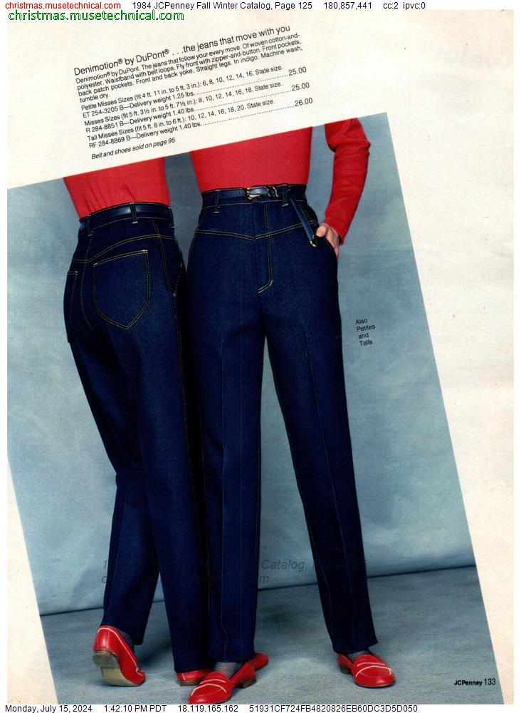 1984 JCPenney Fall Winter Catalog, Page 125