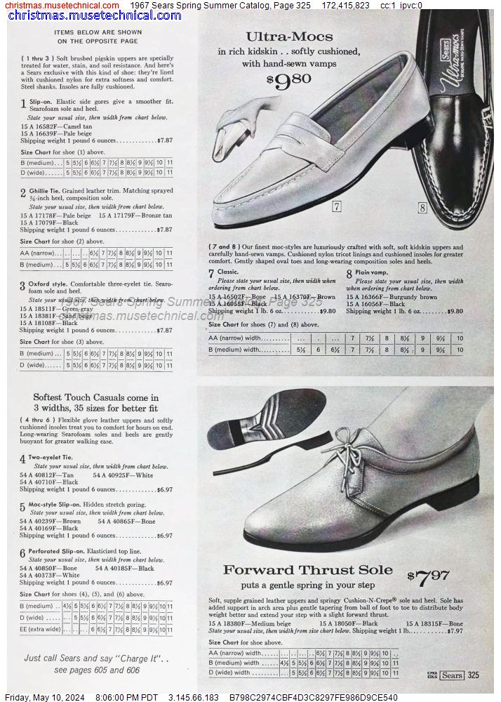 1967 Sears Spring Summer Catalog, Page 325