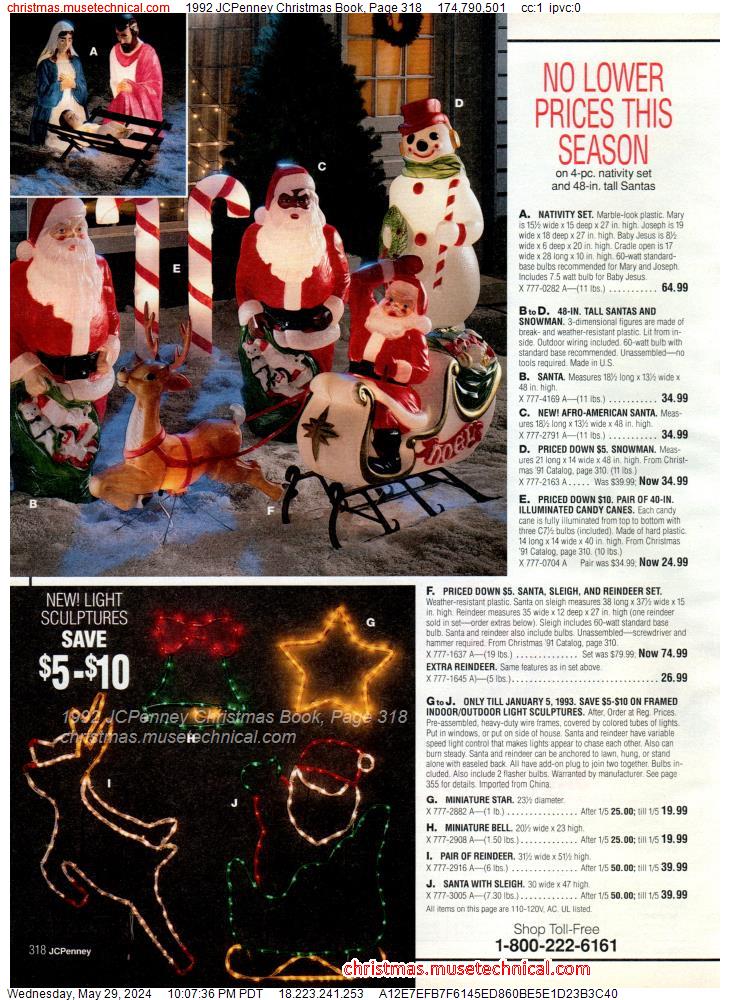 1992 JCPenney Christmas Book, Page 318