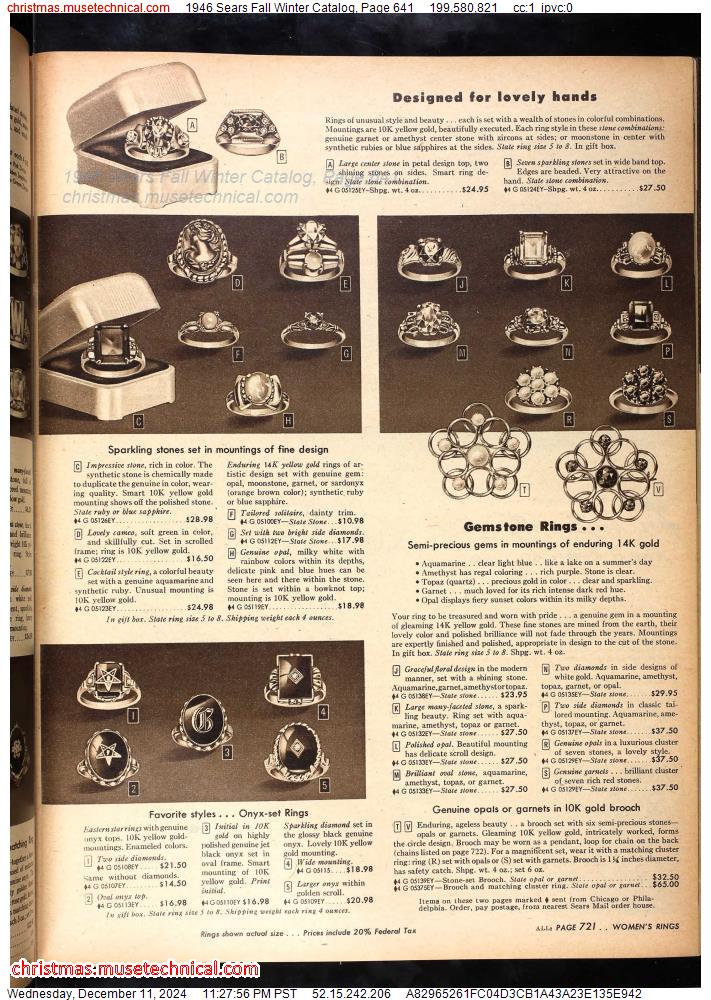 1946 Sears Fall Winter Catalog, Page 641