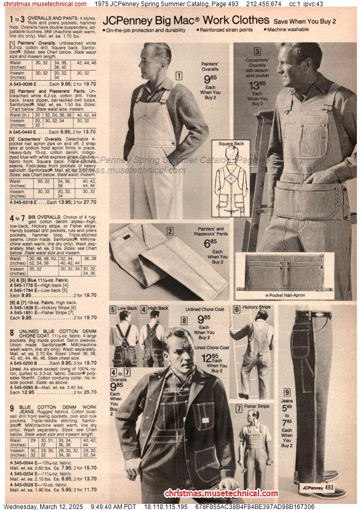 1975 JCPenney Spring Summer Catalog, Page 493