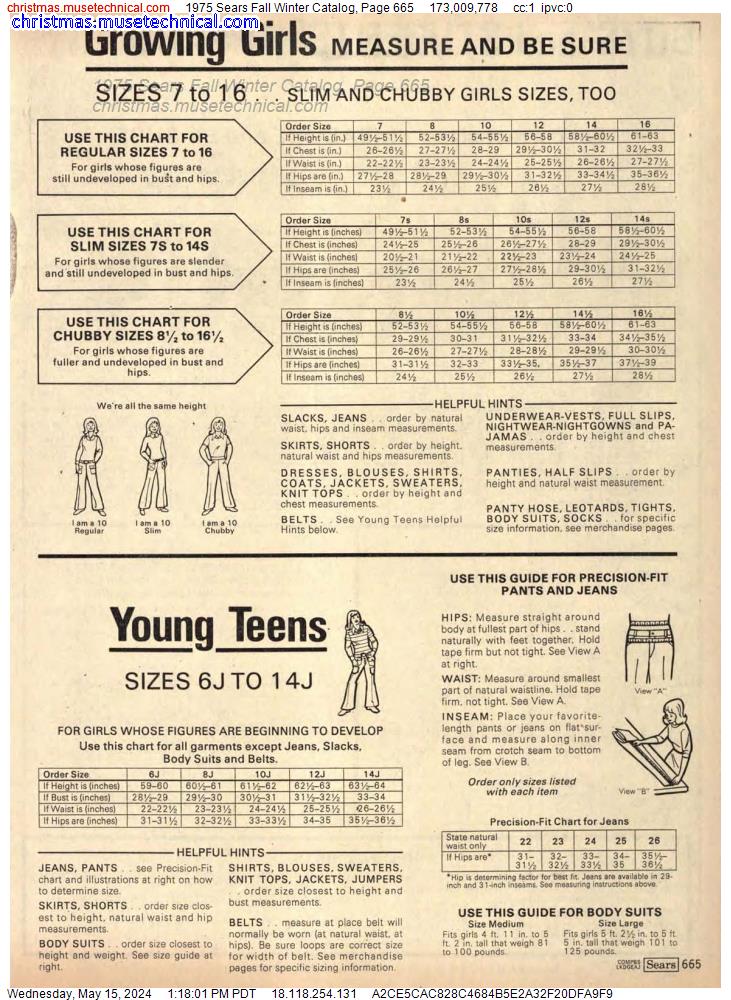 1975 Sears Fall Winter Catalog, Page 665