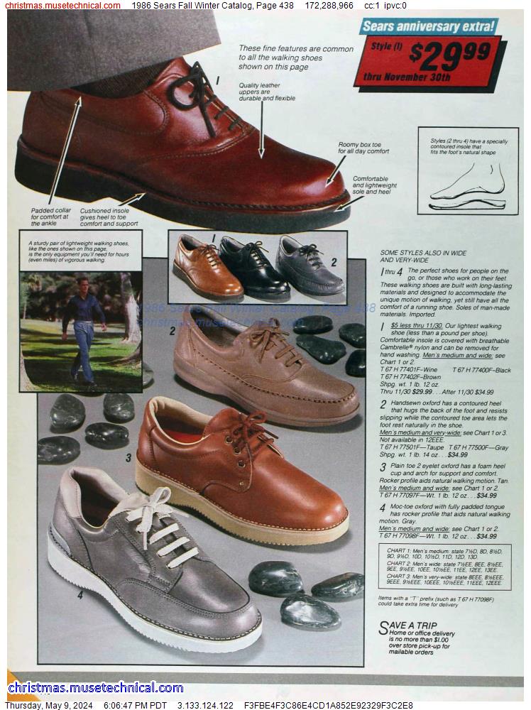 1986 Sears Fall Winter Catalog, Page 438