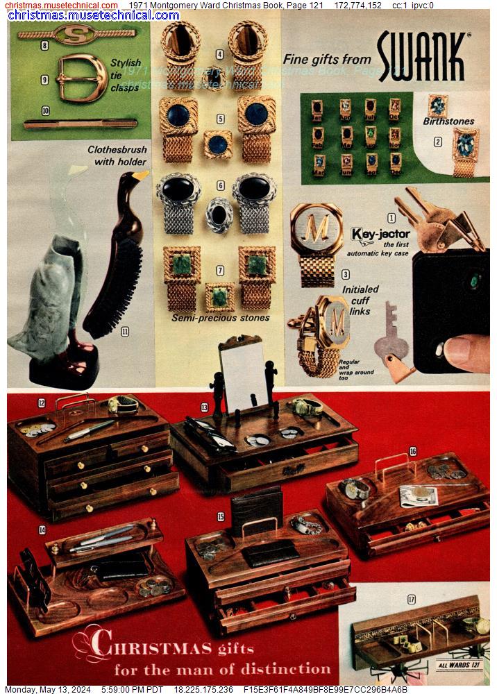 1971 Montgomery Ward Christmas Book, Page 121