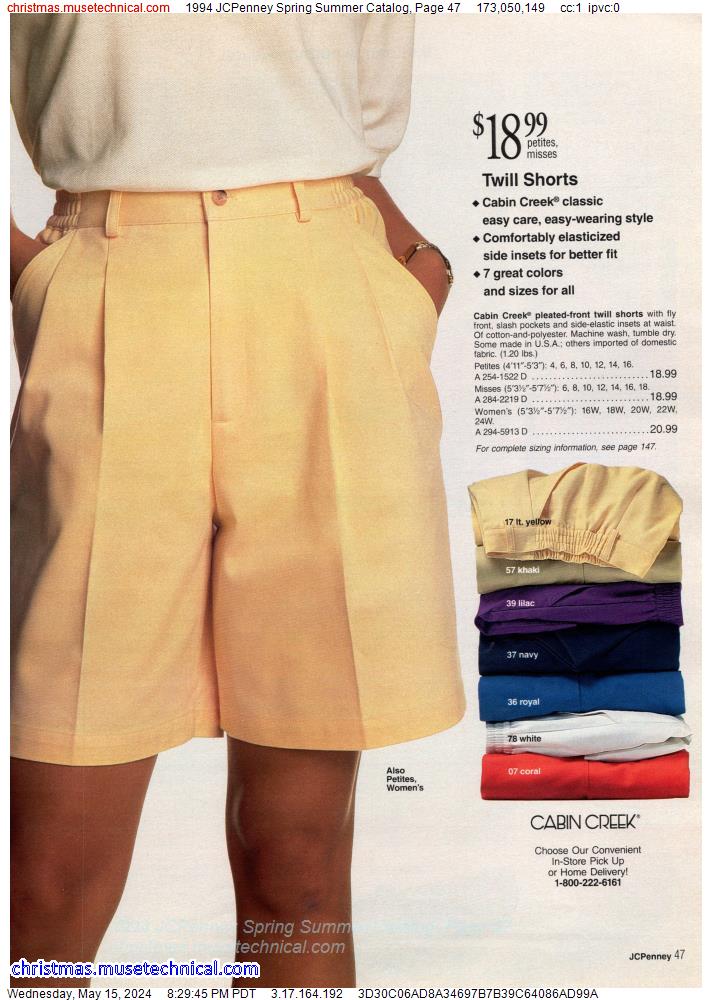 1994 JCPenney Spring Summer Catalog, Page 47