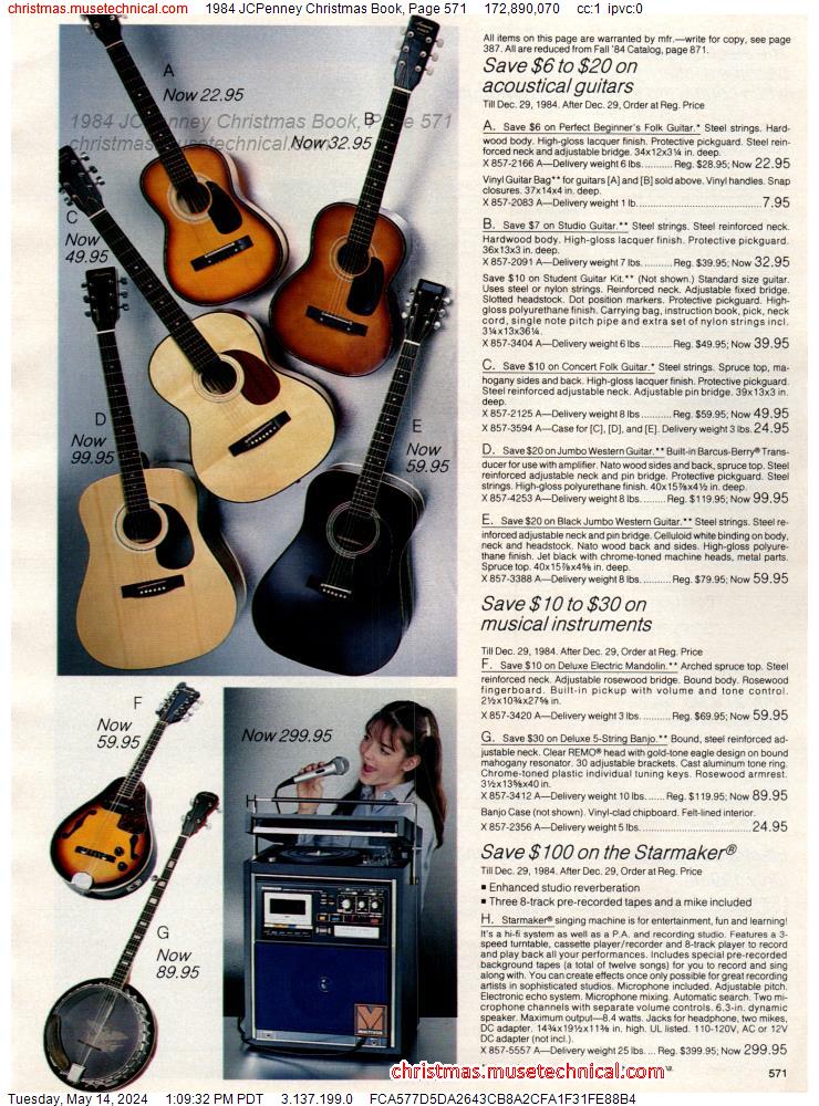 1984 JCPenney Christmas Book, Page 571