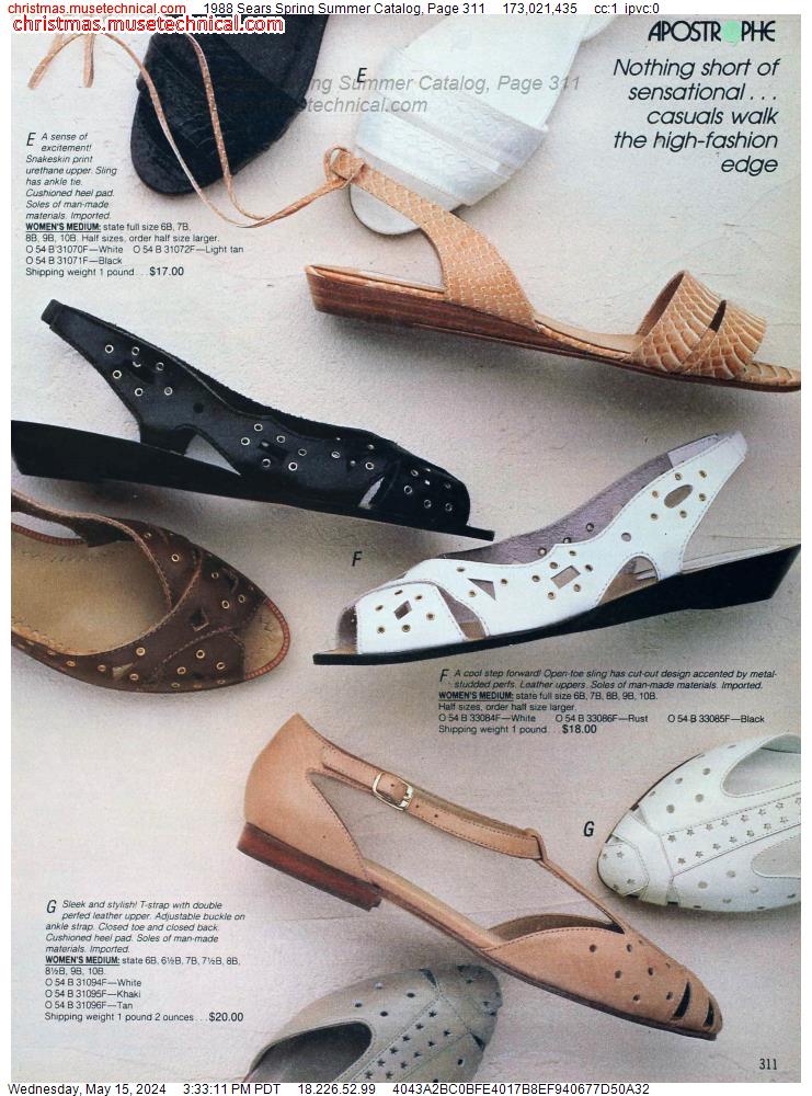 1988 Sears Spring Summer Catalog, Page 311