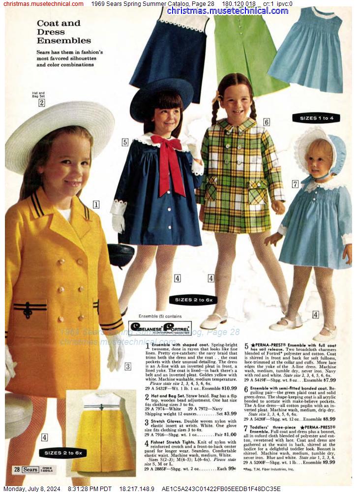 1969 Sears Spring Summer Catalog, Page 28 - Catalogs & Wishbooks