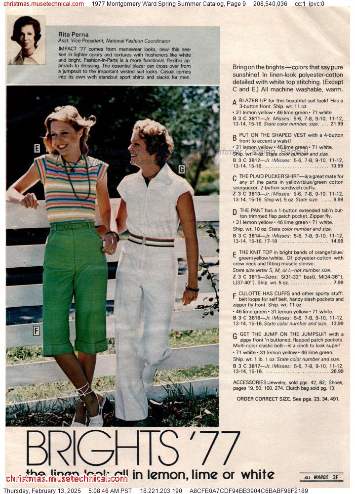 1977 Montgomery Ward Spring Summer Catalog, Page 9