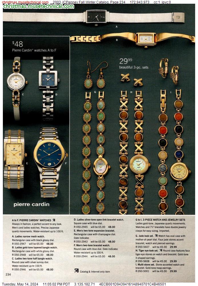 2003 JCPenney Fall Winter Catalog, Page 234