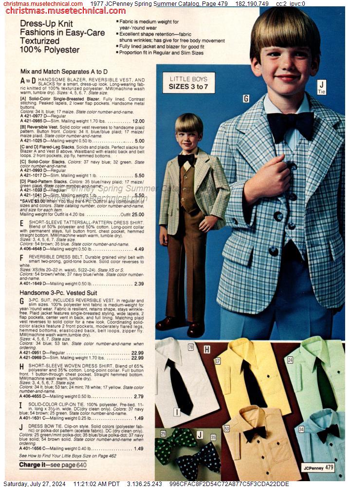 1977 JCPenney Spring Summer Catalog, Page 479