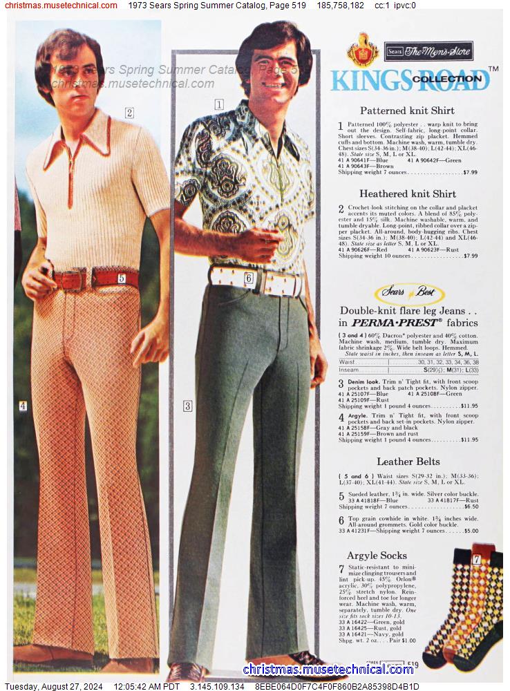 1973 Sears Spring Summer Catalog, Page 519