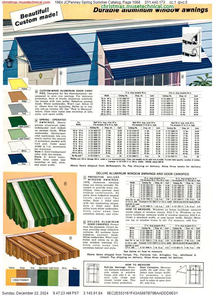 1964 JCPenney Spring Summer Catalog, Page 1068