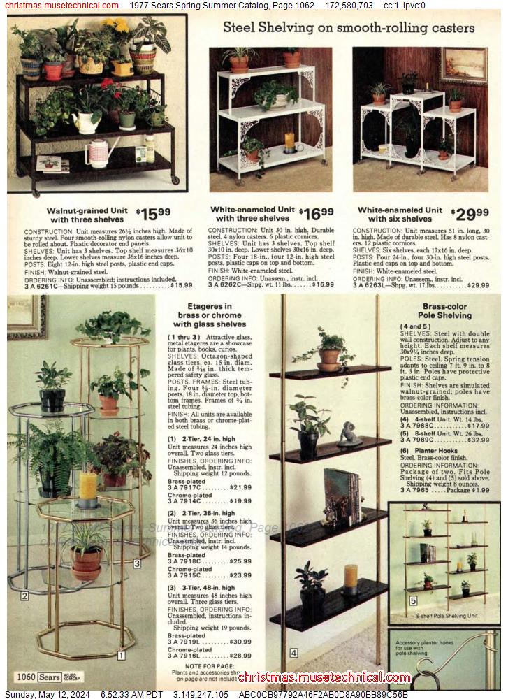 1977 Sears Spring Summer Catalog, Page 1062