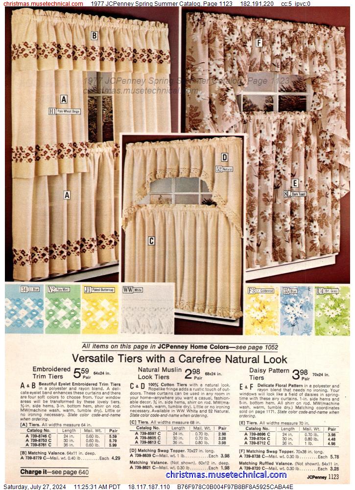 1977 JCPenney Spring Summer Catalog, Page 1123