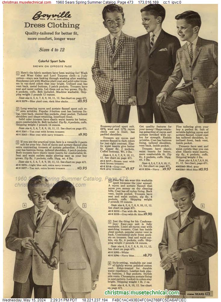 1960 Sears Spring Summer Catalog, Page 473